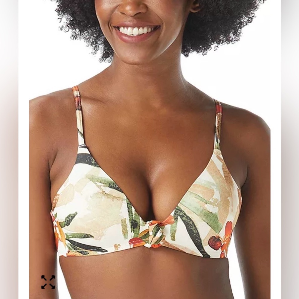Vince Camuto Knoted Bikini Top With Molded Bra